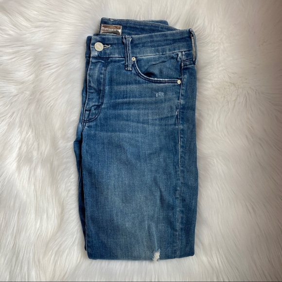 MOTHER Jeans Mother The Looker Crop In Graffiti Girl Poshmark